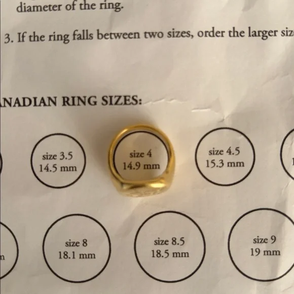 David Yurman Initial “E” Pinky Ring - 18K yellow gold & diamond - Picture 14 of 15